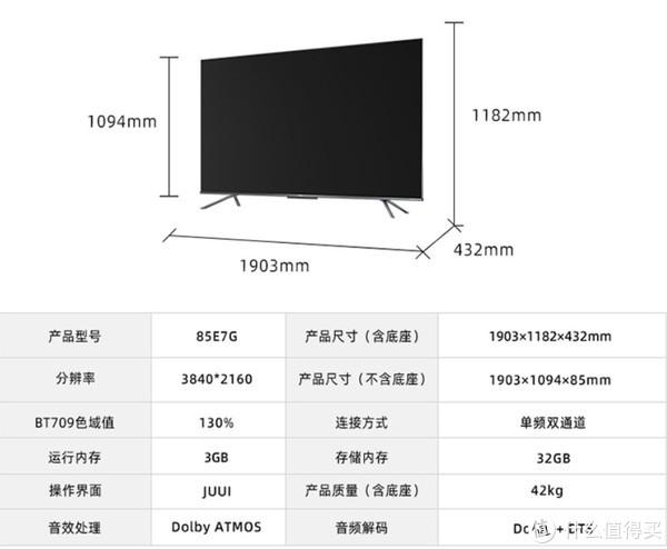 揭秘，50寸電視長寬尺寸是多少厘米？